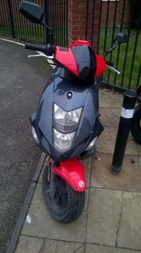 cpi aragon 125cc scooter new exhaust,tyres starts & run great no mot no tax, but will pass