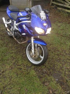Suzuki sv 650 s sk1 full m.o.t with £800 receipts,spent on this bike