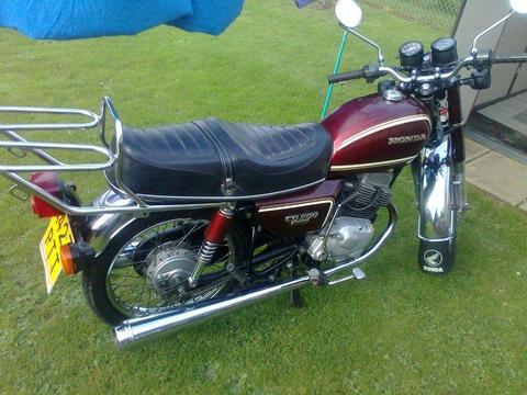 honda cd200t benly motorcycle