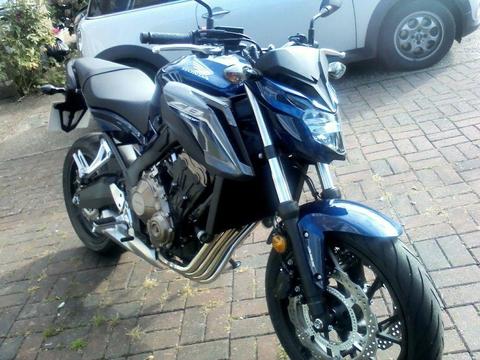 Honda cb650f as new