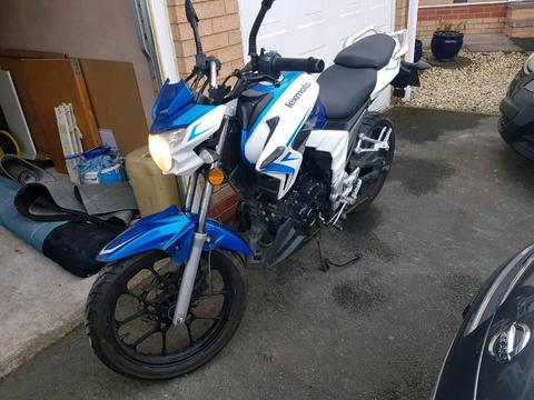 Lexmoto 125 66 plate