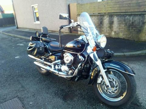 Yamaha 650 v twin dragstar with extras,2005 ,23k may part exchange