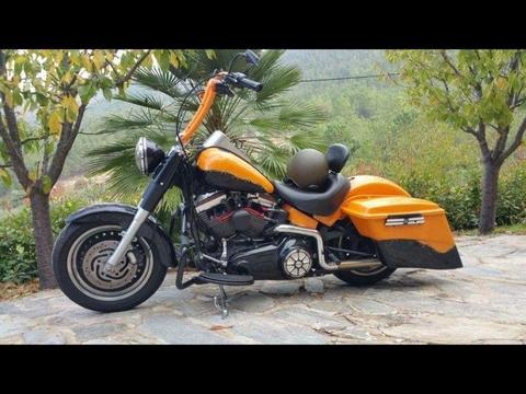 Coming to Hurricane Custom Harley Davidson Fat Boy Bagger VGC 2011
