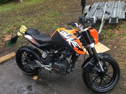 KTM 125 DUKE 2016 66 PLATE