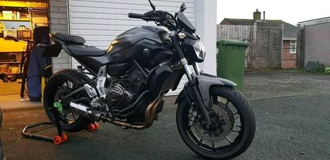 Yamaha MT07 Matt Grey