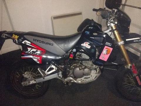 2008 hyosung Rx 125sm done 8000 miles on clock 12 months MOT on it nice bike to ride