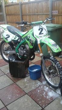 Kx 125 motocross bike well looked after not yz rm cr
