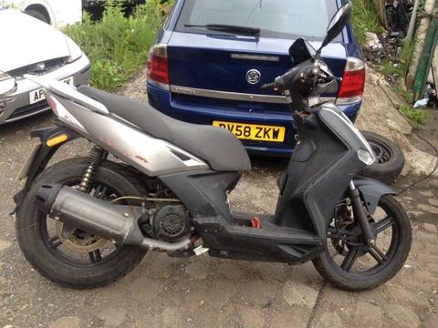 Kymco agility city 125 2014 64 Reg Rev and go motorbike bigger wheels on this offers welcome px