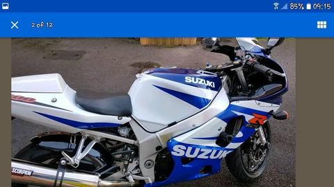GSXR 600 to sell or swap for car