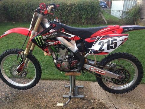 Crf250 twin pipe 2008