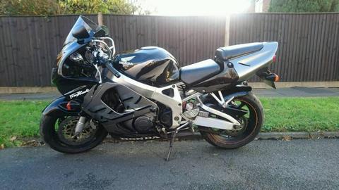 Honda cbr900rr black excellent condition free delivery nationwide