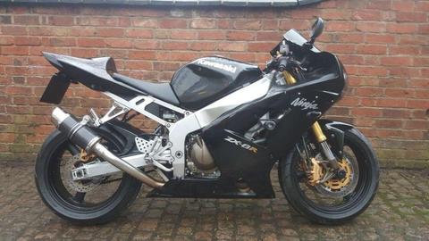 2003 KAWASAKI ZX6R B1H 12 MONTHS MOT BRAND NEW TYRES AND PADS ALL ROUND