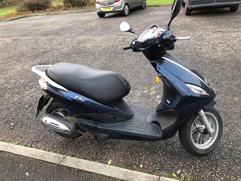 piaggio fly 125 cc blue 62 reg 2012 excellent runner hpi clear!!