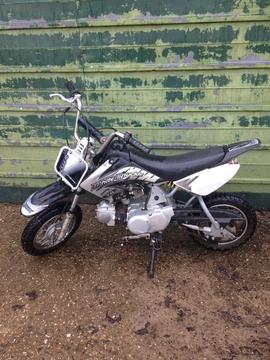White knuckle 70cc pitbike
