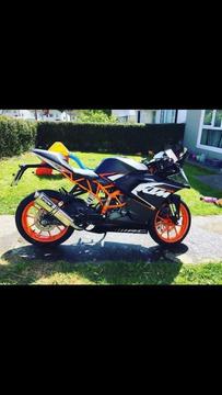 Ktm RC 125 Only 1800miles
