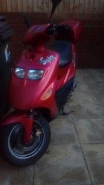 Red SMC 90cc Scooter-No MOT-£200vno