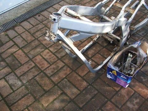 SUZUKI GS 500 EV 1996 P REG FRAME WITH V5C IN MY NAME