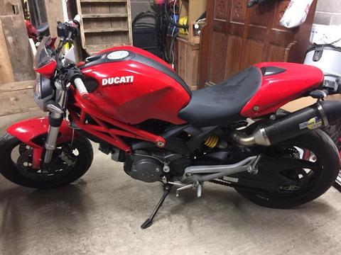 Ducati monster 696 2009 very low miles , upgrades