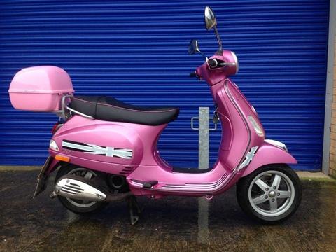 2010 PIAGGIO VESPA LX50 PINK AUTOMATIC SCOOTER , 9 MONTHS MOT VERY LOW MILES