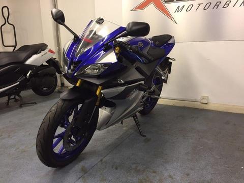 Yamaha YZF R125 Sports Motorcycle, LED, ABS, Akrapovik Exhaust, Good Cond, ** Finance Available **