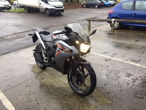 honda cbr 125 new shape in grey