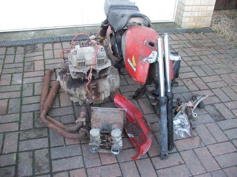 Honda Cb 250 Cafe Racer Project With Super Dream Engine Or For Spares