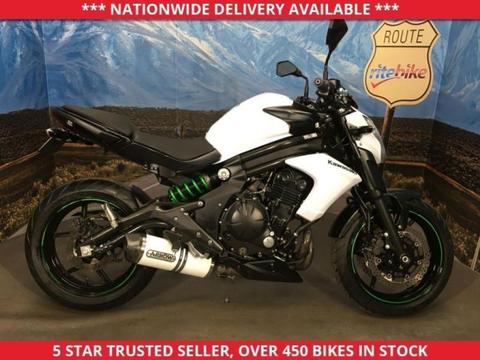 KAWASAKI ER-6N ER 650 EFF ER6N NAKED COMMUTER FSH 2015 65 PLATE