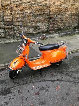 Orange 125cc AJS Modena scooter!