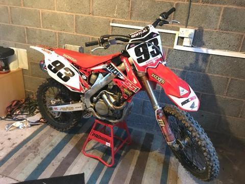 2013 crf 250r, full akrapovic