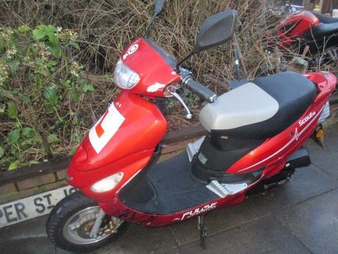 pulse scout 50cc starts runs and rides