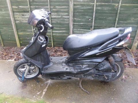 project or spares or field bike yamaha cygnus x 125 fuel injected good runner