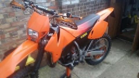 Ktm exc road reg