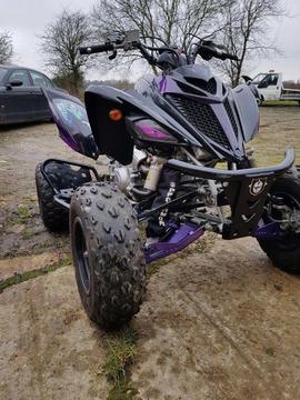 Yamaha Raptor 700R EXTREMELY low mileage, great condition Quad Bike with Joker Decals