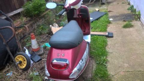 125cc restricted to 50cc moped