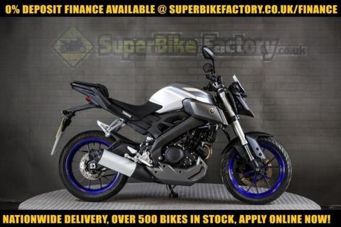 2016 66 YAMAHA MT-125 ABS 125CC 0% DEPOSIT FINANCE AVAILABLE