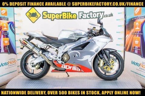 2006 06 APRILIA RSV1000 0% DEPOSIT FINANCE AVAILABLE