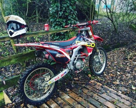 Honda crf250r 2016+trailer td5 4x4 xc90