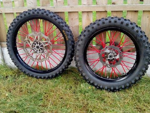 Rieju mrt pro off road wheels and tyres