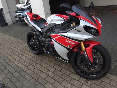 THOUSANDS WORTH OF EXTRAS, LOW MILEAGE, YAMAHA YZF-R1 2012 50th ANNIVERSARY EDITION