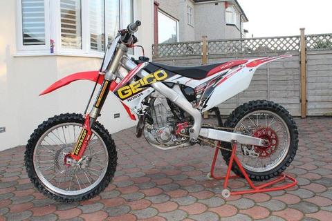 HONDA CRF 450 ABSOLUTELY STUNNING WITH ALL PERFORMANCE UPGRADES