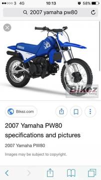 2007 Yamaha pw 80 pw80