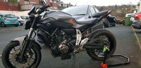 Yamaha MT07 Matt Grey ABS