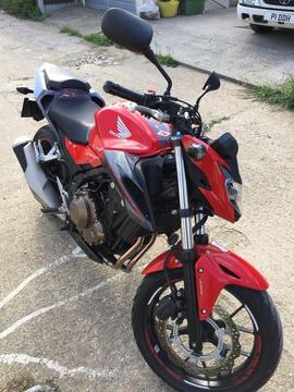 EXCELANT HONDA CB500F 2016 FOR SALE VERY LOW MILS 1300.BARGINE