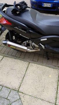xmax 250 2010 with akrapovic and accessories