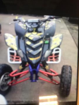 Yamaha raptor 660 road legal. swap recovery truck