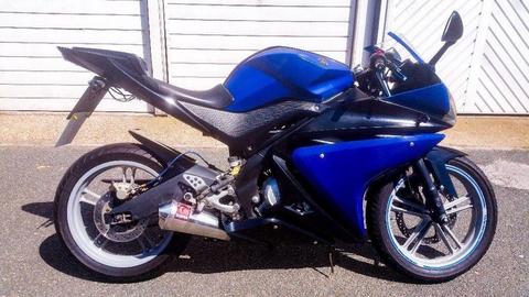 Yamaha R125 2009 with lots of EXTRAS