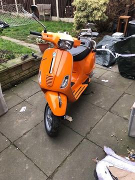 Here is my beautiful vespa she’s in perfect condition starts first time every time