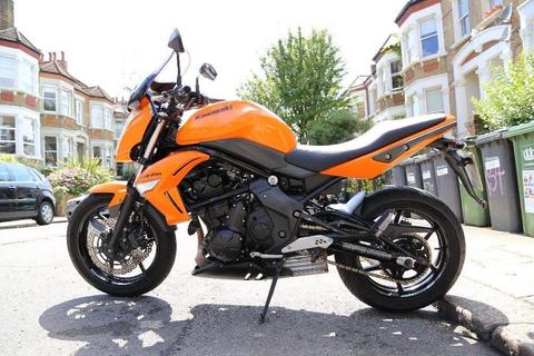 2010 Kawasaki ER6n in Orange Colour. Great Condition. Garaged £2500 o.n.o Meets ULEZ