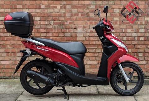 Honda Vision 110cc (15 REG), Immaculate condition, One owner, Only 1300 miles!