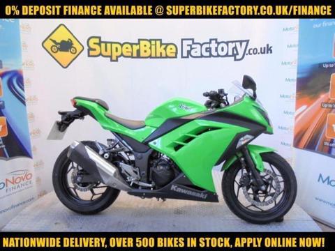 2014 14 KAWASAKI NINJA 300 ADF 300CC 0% DEPOSIT FINANCE AVAILABLE